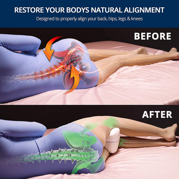 ORTHOPEDIC MEMORY FOAM LEG PILLOW