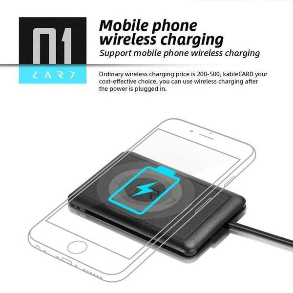 Multi-function Urban Multi-type Charging Cable Built-in Card Reader