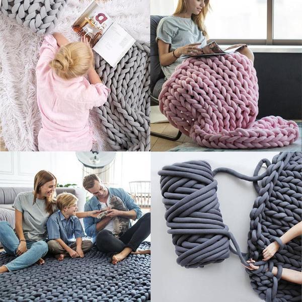 Chunky Knit Blanket