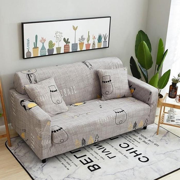 Elastic universal sofa cover