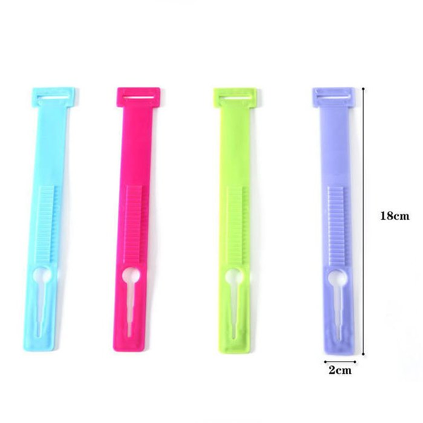 Multi-function Windproof Plastic Hook Strap Lock - 20PCS