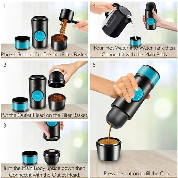 CUPSPRESSO - TRAVEL COFFEE ESPRESSO MAKER