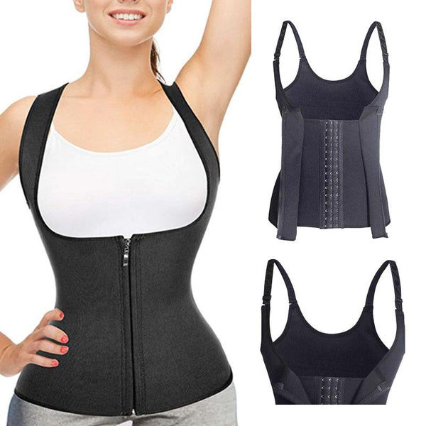 CROWNCURVES - SHOULDER STRAP WAIST TRAINER