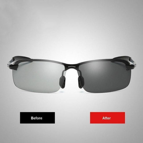 Men's Photochromic Sunglasses with Polarized Lens