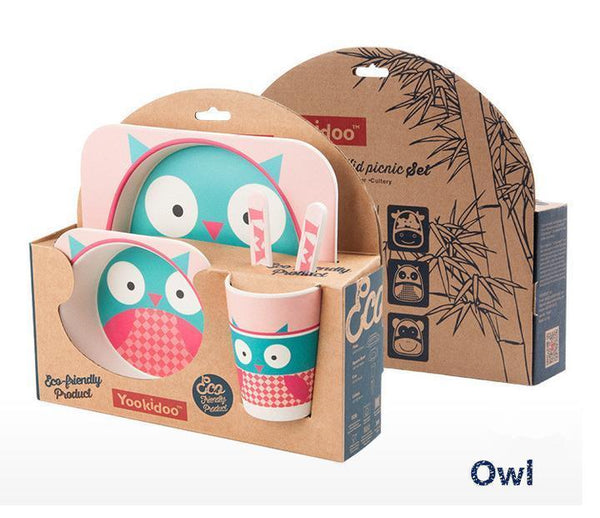 Bamboo Fibre Kids Dinnerware
