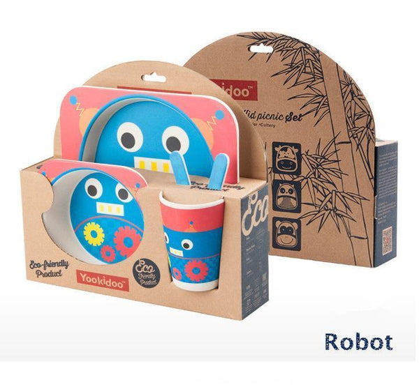 Bamboo Fibre Kids Dinnerware