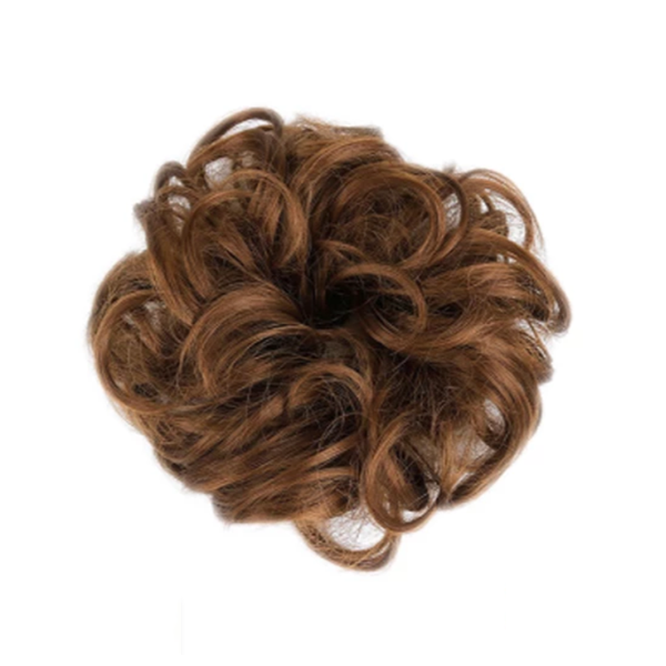 Messy Out-Of-Bed Rose Bun Scrunchie