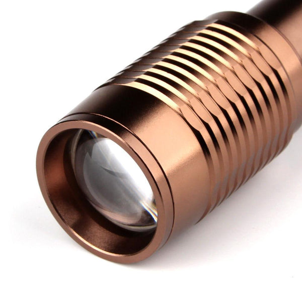 Tactical Flashlight 1200 Lumen CREE T6 LED  5 Mode Torch + 18650 Battery + Charger Get 2 for Only $29.95