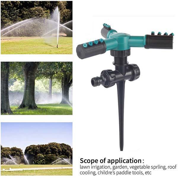 360-Degree Rotating Garden Sprinkler