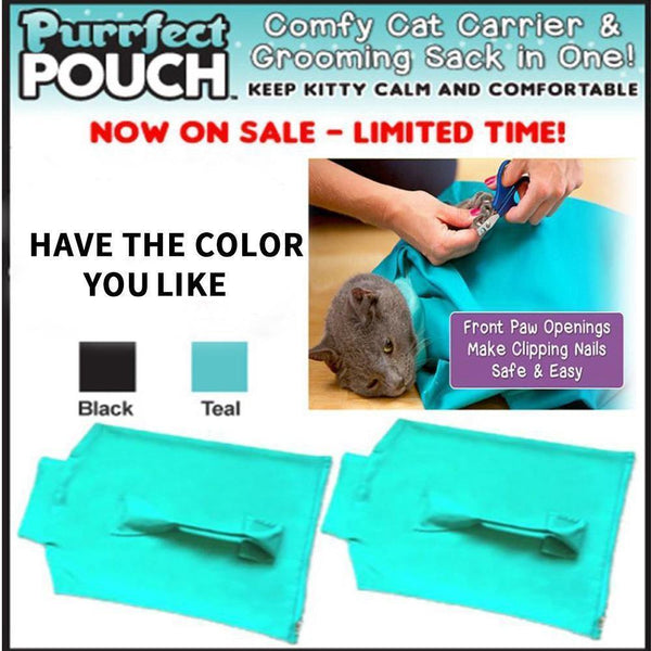 Cat Travel Pouch (Breathable fabric)