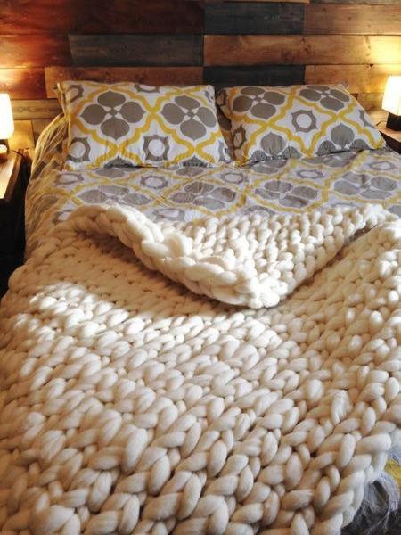 Chunky Knit Blanket