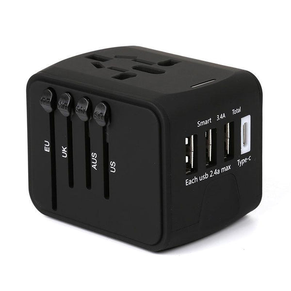 All-in-one 4 USB Universal Power Travel Adapter (BUY 1 GET 2ND 10% OFF)