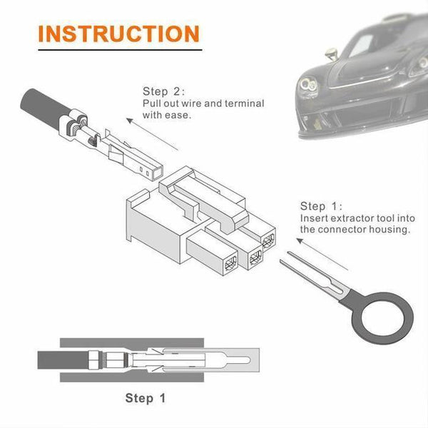 Car Terminal Removal Tool Kit