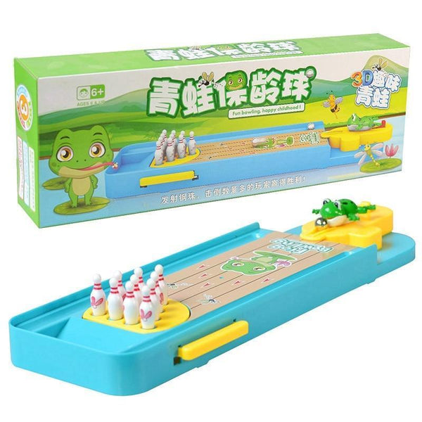 Mini Frog Bowling Interactive Board Game