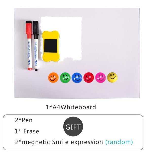 Magnetic refrigerator writing board