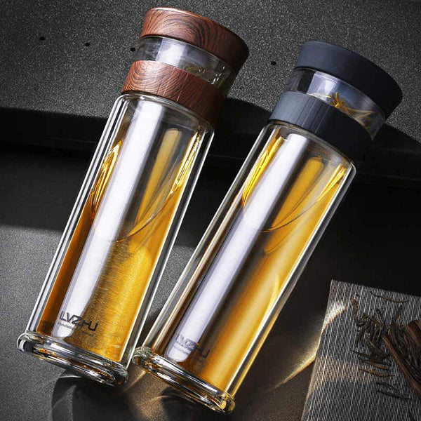 DOUBLE WALL GLASS TEA INFUSER