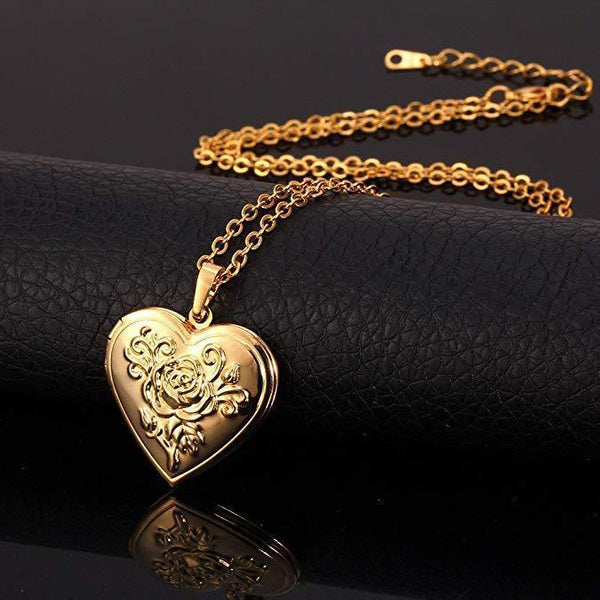 Romantic Heart Locket (Gold + Silver)