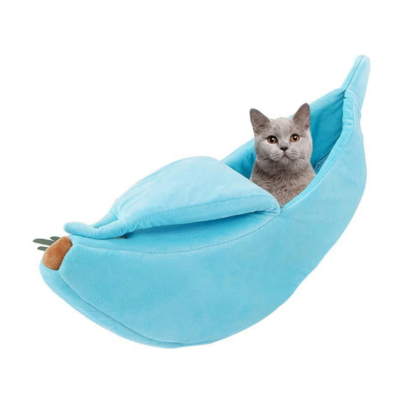 COZY BANANA CAT BED HOUSE