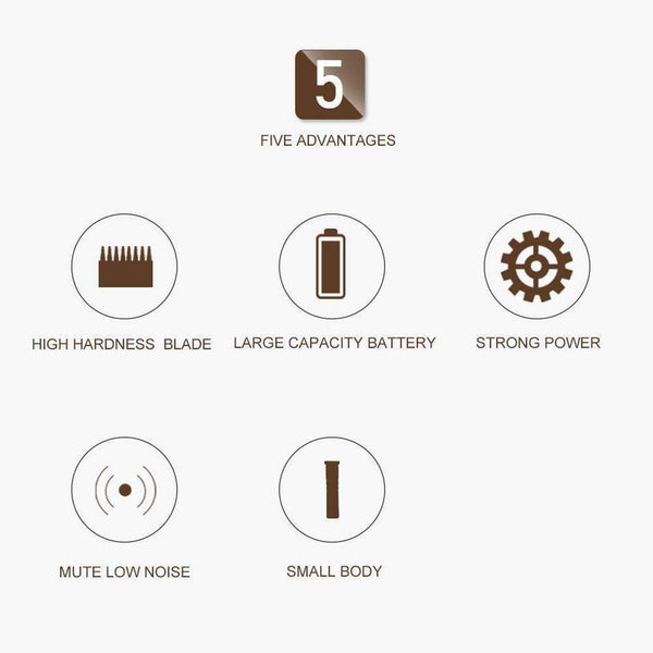 Outliner Grooming Rechargeable Cordless Close Cutting T-Blade Trimme