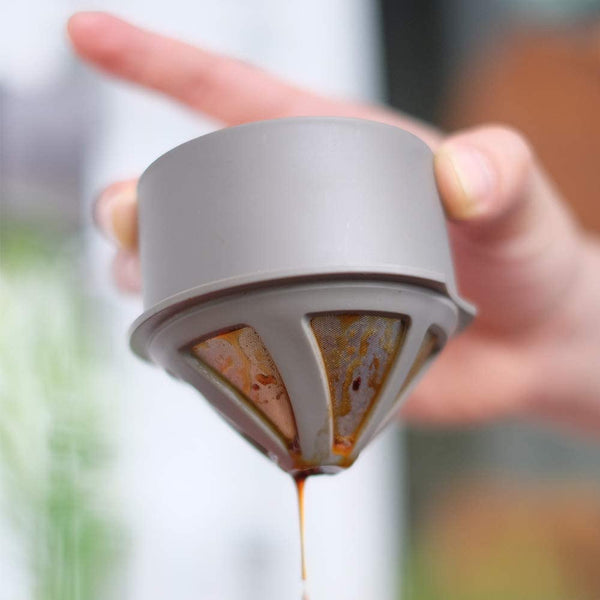 STAINLESS PORTABLE COFFEE MAKER MUG