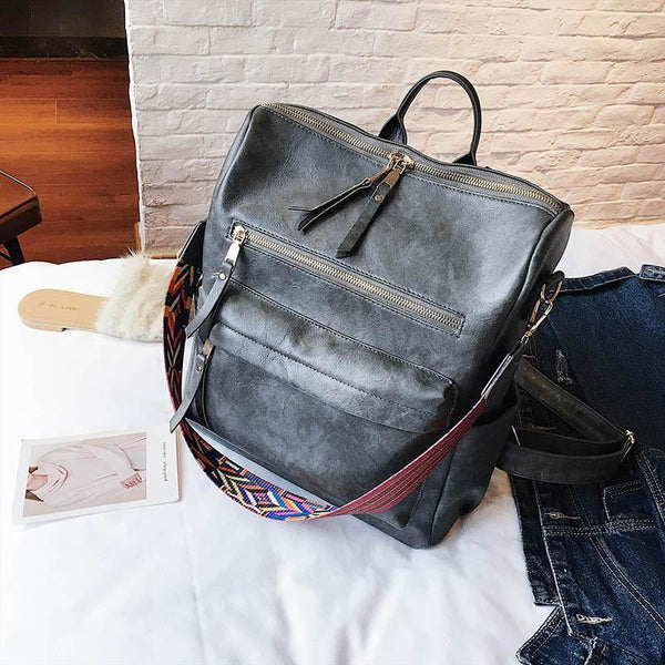 Retro Travel Backpack