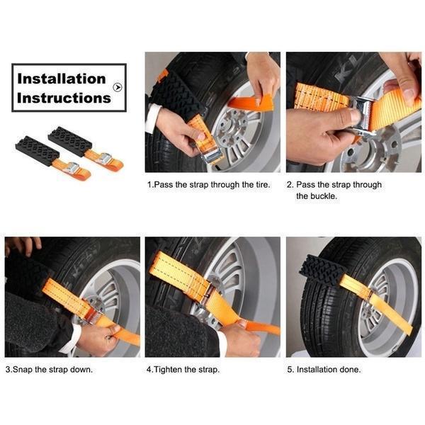 Anti-Skid Tire Block ( in pair )