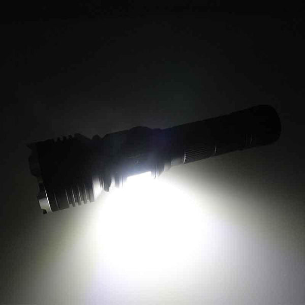 Tactical Elite Rechargeable Flashlight with COB LED Zoom 4 Modes
