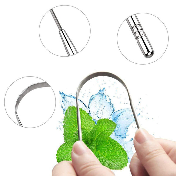 STAINLESS STEEL TONGUE SCRAPE CLEANER