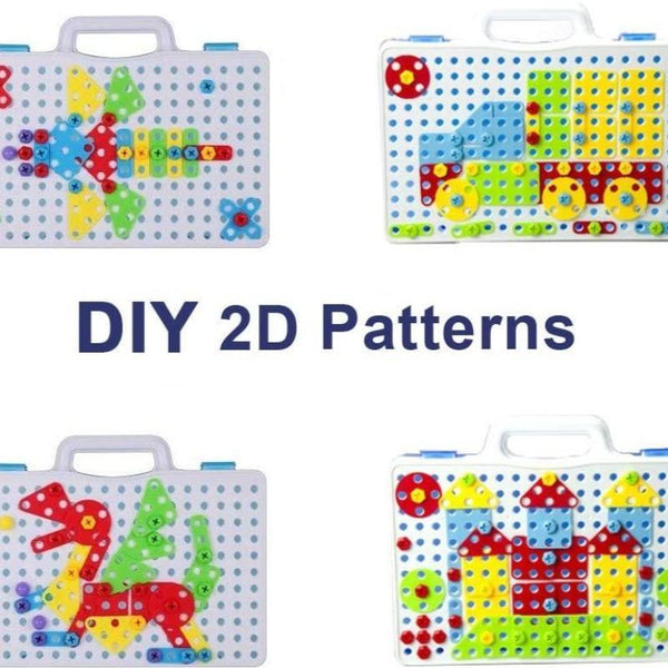 EDUCATIONAL DRILL PUZZLE SCREWS KIT
