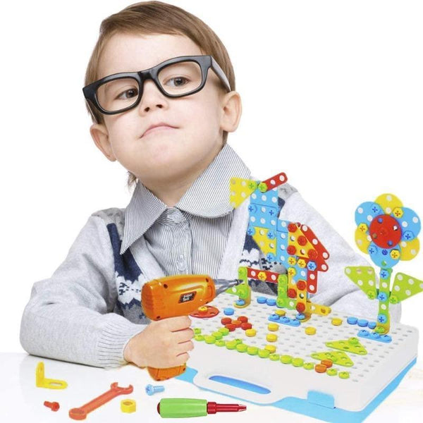 EDUCATIONAL DRILL PUZZLE SCREWS KIT