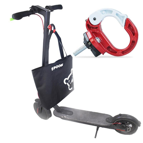 BIKIGHT Front Hanger Helmet Bags Claw Gadget for Xiaomi Mijia M365 Electric Scooter Skateboard Tools Bottle Luggage Cargo Carrier