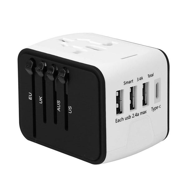 All-in-one 4 USB Universal Power Travel Adapter (BUY 1 GET 2ND 10% OFF)