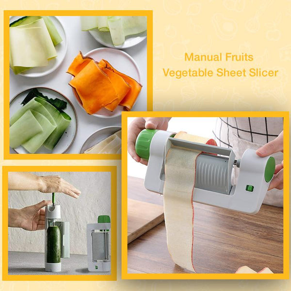 Manual Fruits Vegetable Sheet Slicer