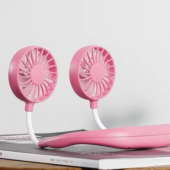 Rechargeable Neckband Fan - Keep Cool Wherever You Are!