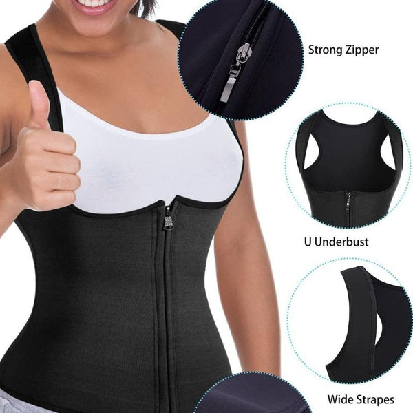CROWNCURVES - SHOULDER STRAP WAIST TRAINER