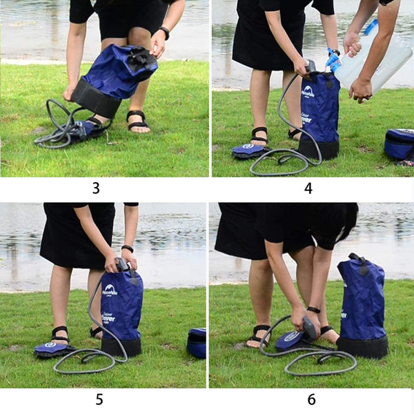OUTDOOR INFLATABLE CAMPING SHOWER BAG
