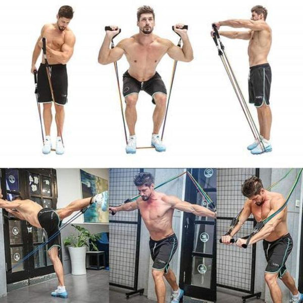GYM TRAINING RESISTANCE BAND SET
