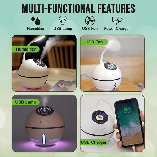 PORTABLE SPHERE HUMIDIFIER FAN