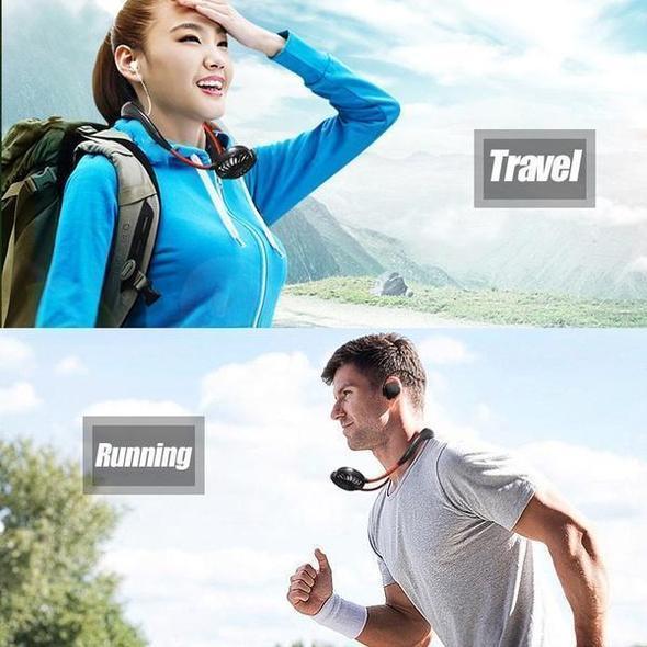 Rechargeable Neckband Fan - Keep Cool Wherever You Are!