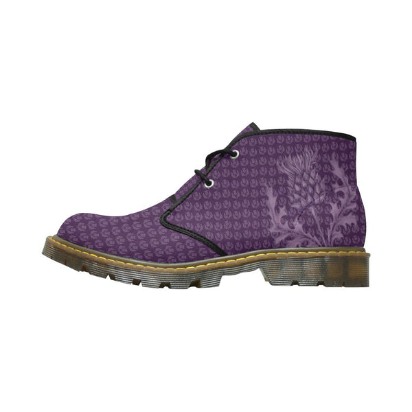 Scotland Nubuck Chukka Boots - Scottish Thistle Purple Edition A7