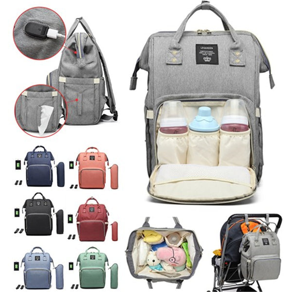 DIAPER BACKPACK w/ USB Port
