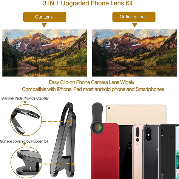 3-IN-1 HD PHONE CAMERA LENS