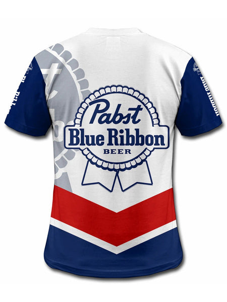 Men's Liquor PABST BLUE RIBBON BEER Printed T-shirt