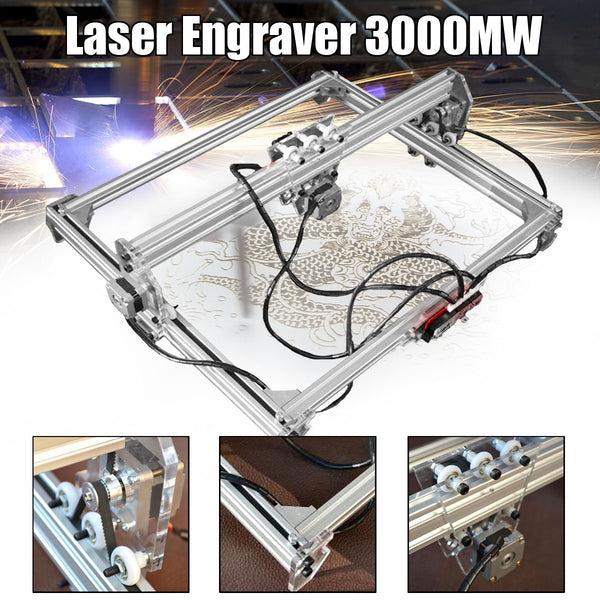 50×65cm Engraving Area 3000MW Laser Engraving Machine DIY Kit Desktop Laser Cutting