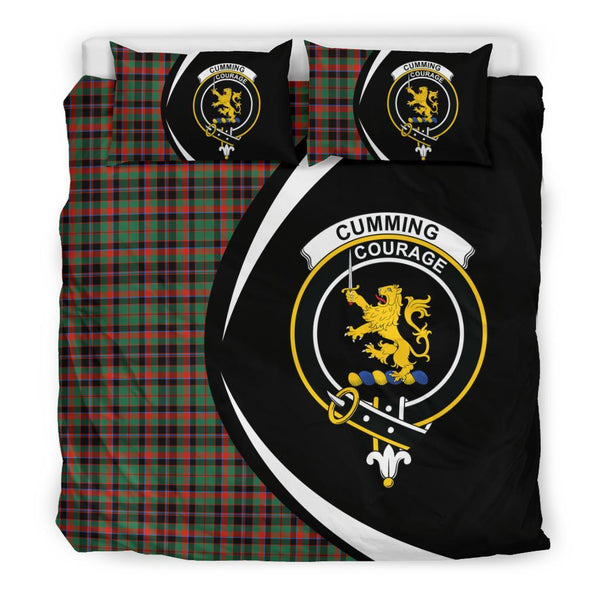 Cumming Hunting Ancient Tartan Circle Style Bedding Set HJ4