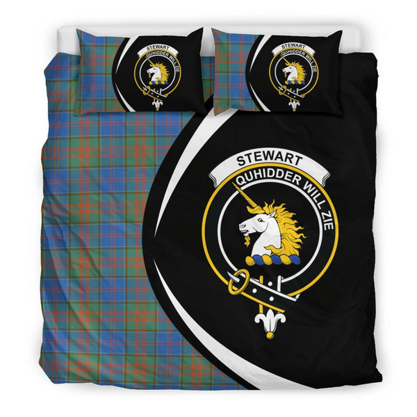 Stewart Of Appin Hunting Ancient Tartan Circle Style Bedding Set HJ4