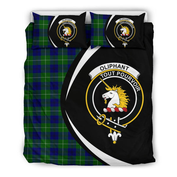 Oliphant Modern Tartan Circle Style Bedding Set HJ4