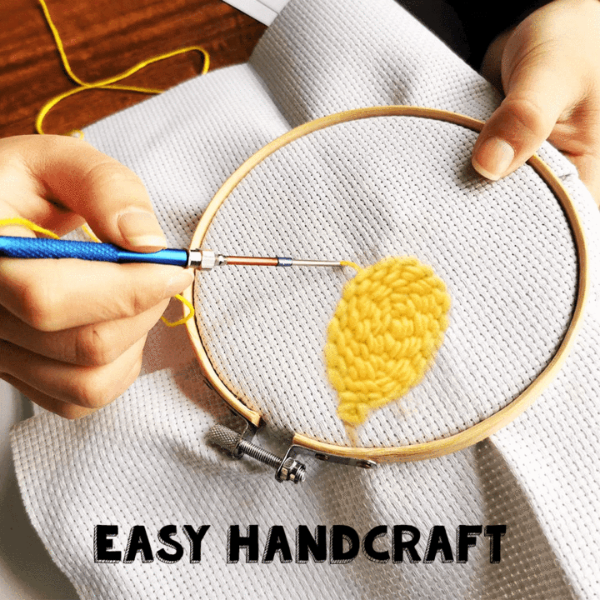 DIY PUNCH NEEDLE EMBROIDERY KIT
