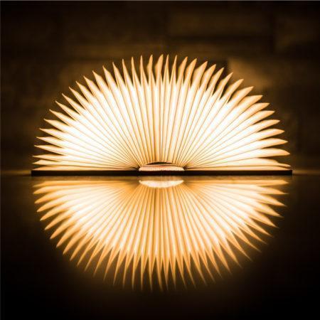 Creative Book Shaped Wooden Lamp