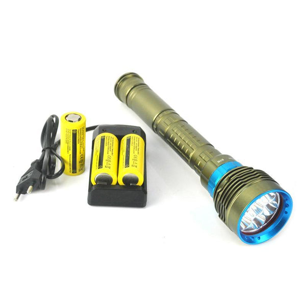 Diving Flashlight 7 x T6 LED
